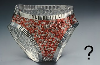Recycled Coca-Cola Cans Art - Underwear