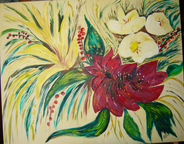 Bouquet Flamboyant 80x90