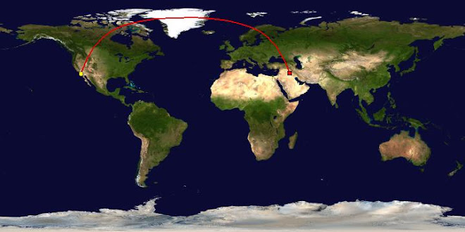 Distance from Baghdad to San Diego