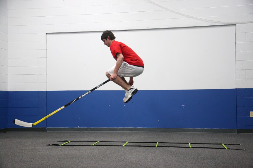 Hockey Dry Land Training Plyos for ice power