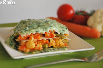 Lasaña de verduras