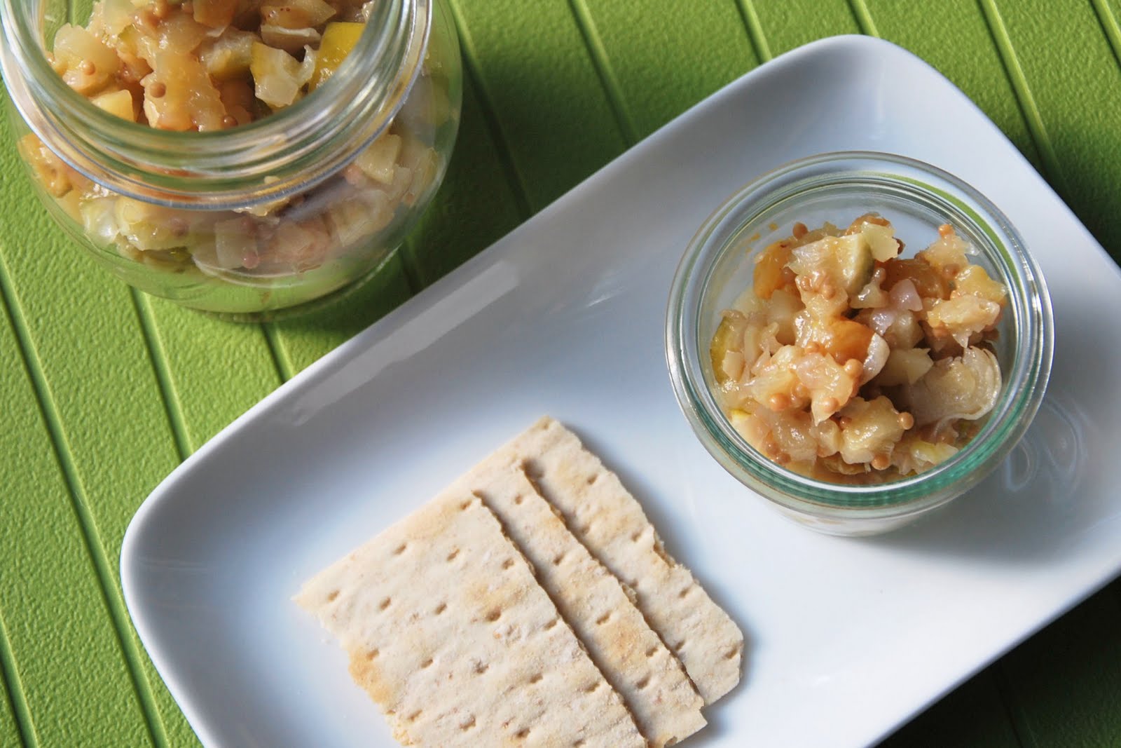 Chutney de lima y manzana