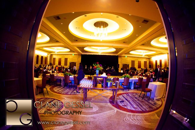 The olive 8 ballroom in downtown seattle by wedding photographer clane gessel. Seattle wedding venues