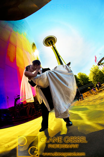 best seattle weddings, emp wedding photography, space needle wedding photography, space needle wedding pictures