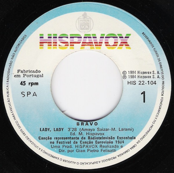 Bravo - Lady Lady (Maxi 1984) Bravo - Lady Lady (Maxi 1984)