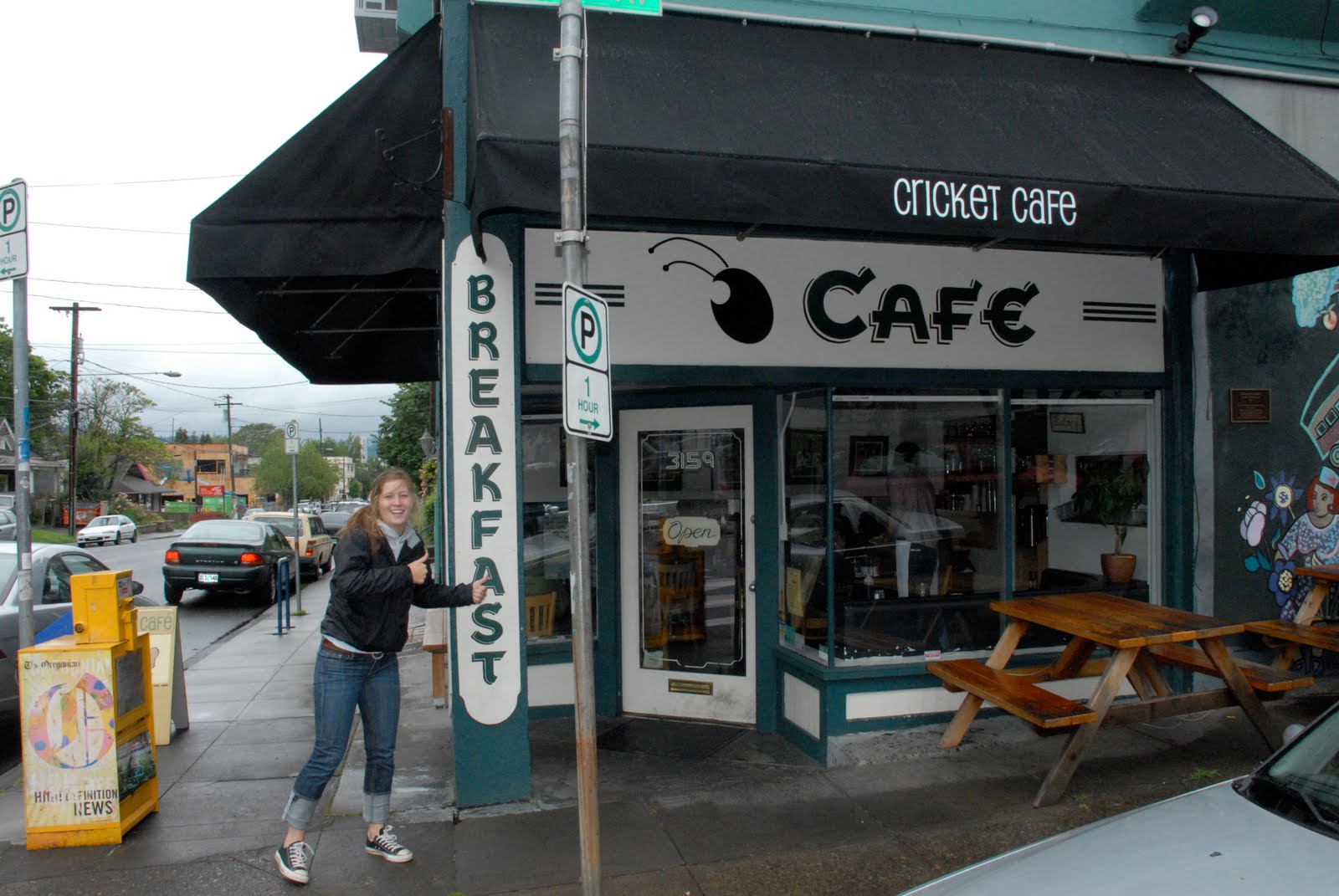 sunny side up Cricket Cafe