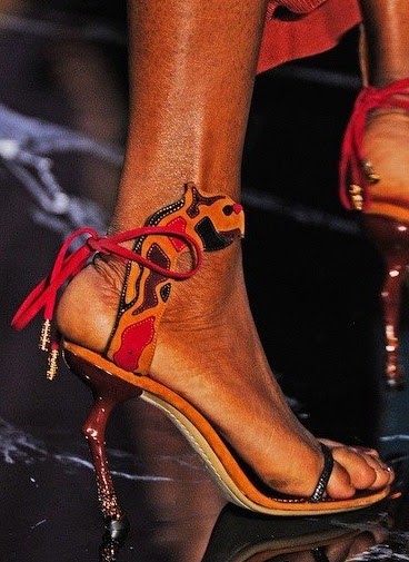 The Terrier and Lobster: Louis Vuitton Spring 2011 Lacquer Animal Hoof Heels