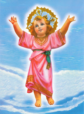 Recemos el rosario al divino niño jesus.