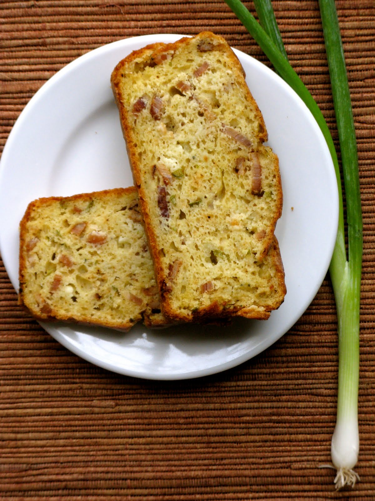 The Cilantropist Bacon and Blue Cheese Cake