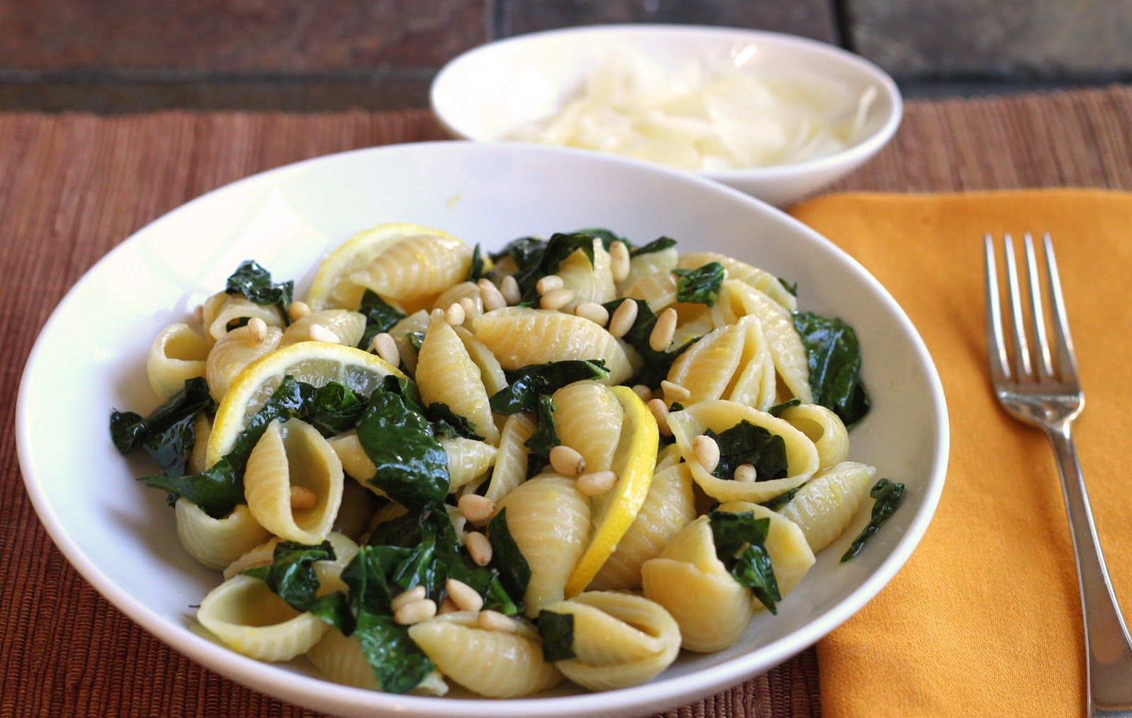 The Cilantropist Easy LemonGarlic Kale Pasta