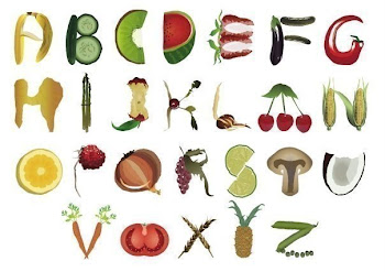 food font letters alimentos fruits vegetables alphabet fruit abecedario shape fonts letter del abc vegetable typography things con un poems