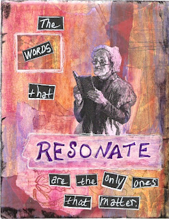 The words that resonate are the only ones that matter.