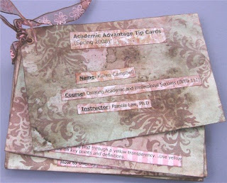 Academic Advantage Tip Cards