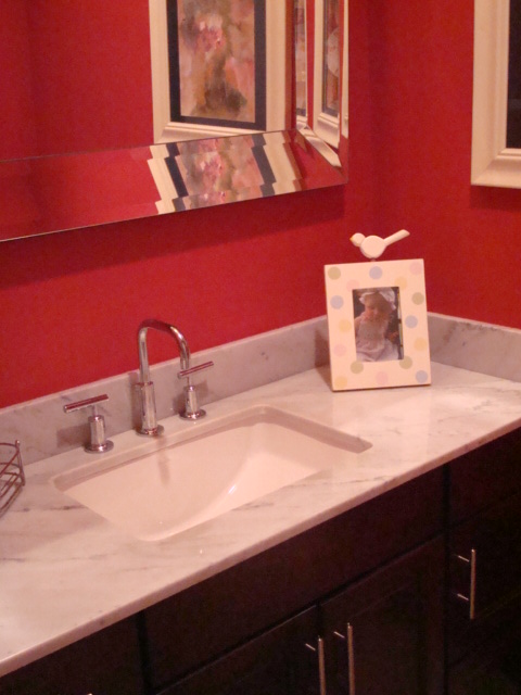 beveled countertop