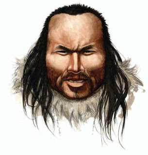 Ilustración de Inuk, un esquimal de Groenlandia cuyo genoma se ha secuenciado. NUKA GODFREDSEN