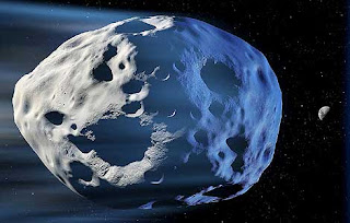 Recreación artística de un meteorito como el que cayó sobre nuestro planeta. Science Photo Library