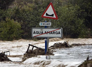 El temporal obliga a cerrar ocho carreteras en Almería - FRANCISCO BONILLA