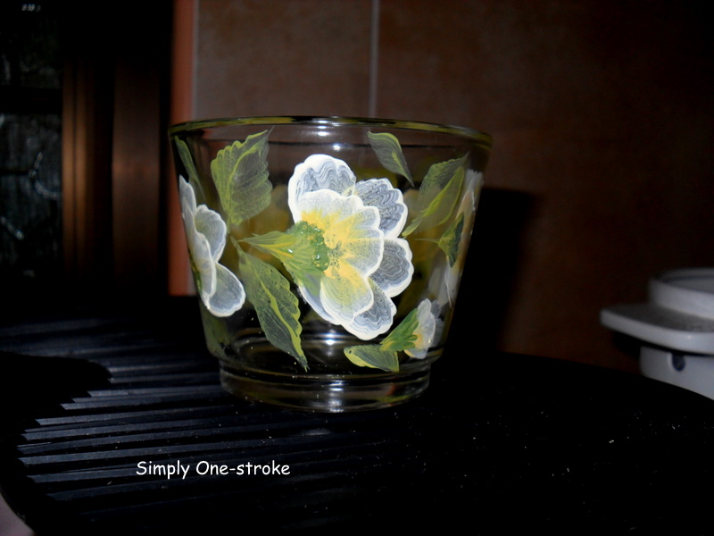Simply OneStroke Painting on glass
