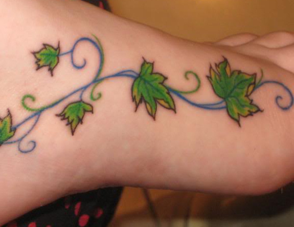 Ivy and Vine Tattoos and Tattoo Designs IVY Vine Tattoo