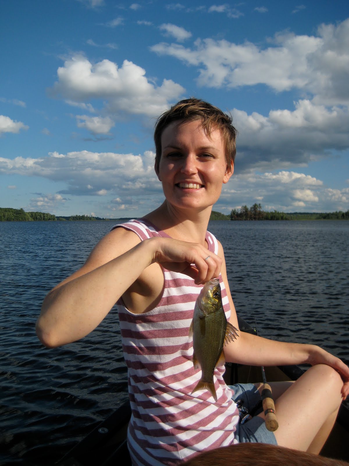 fishnim' rod Pushaw Lake 2010