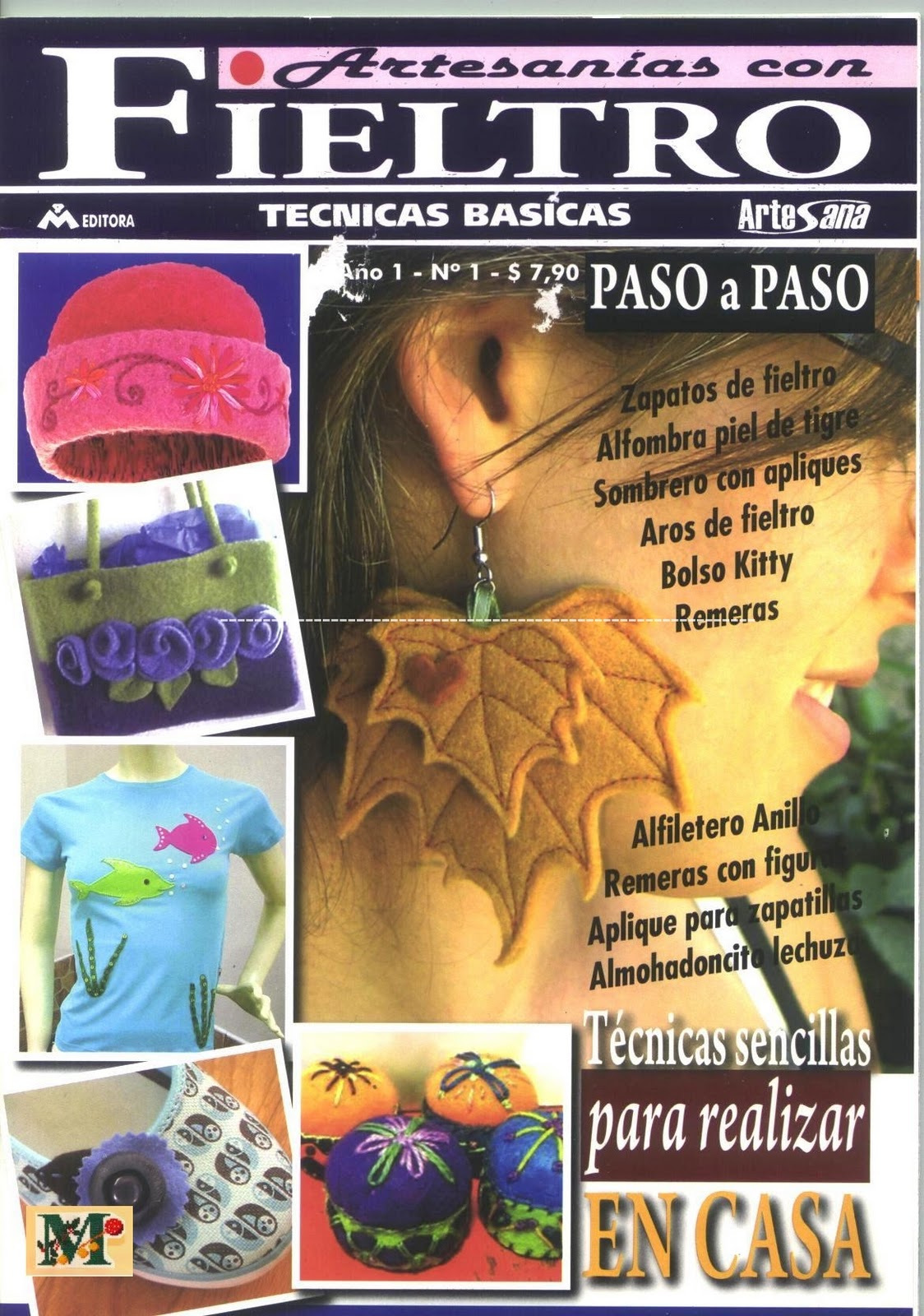 Revista: Artesanía con fieltro No. 1 Revista: Artesanía con fieltro No. 1