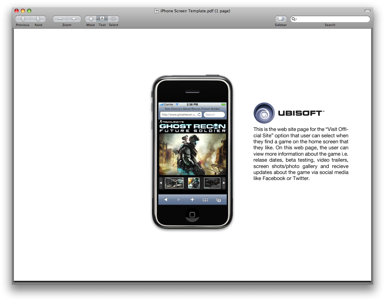 WEB SCREEN web screen: