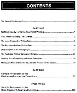 Gre essay questions answers