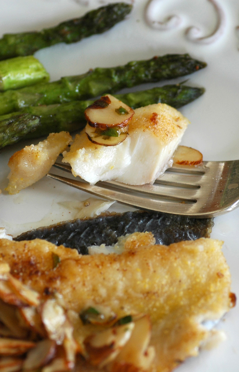 Savoring Time in the Kitchen Rainbow Trout Amandine with LemonButter