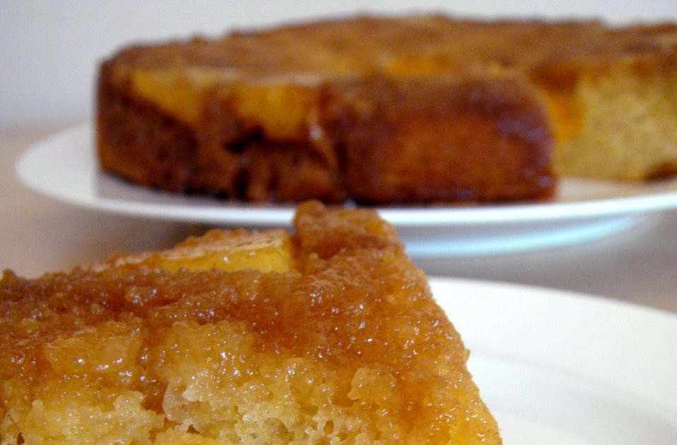 Greedy Gourmand Apricot upside down cake