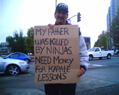 funny homeless signs. Funniest Homeless Signs