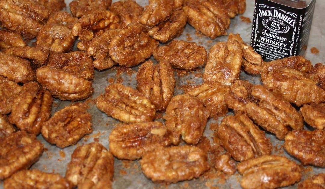 Rah Cha Chow Jack Daniels Pecans a boozy holiday treat