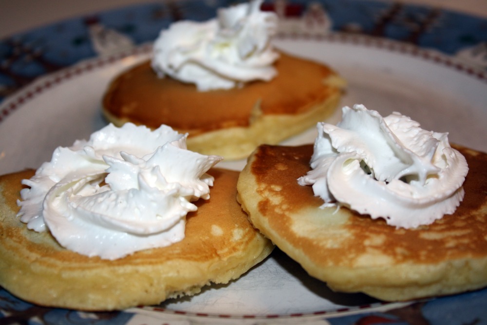 Rah Cha Chow Eggnog Pancakes Three Ways