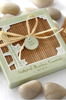 Green Wedding Favors & Table Decor