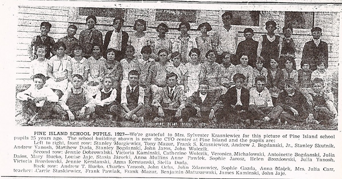 Warwick, New York Local History Pine Island School, 1927