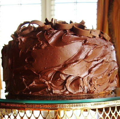 Chocolate Birthday Cakes on Rattlebridge Farm  A Very Curly Chocolate Cake