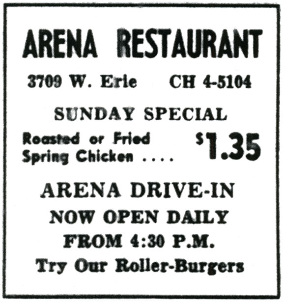 arena restaurant