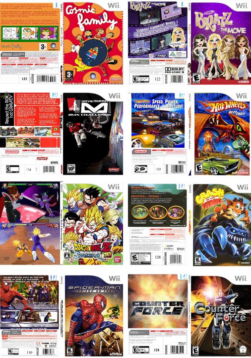 blu raydvdjuegos CATALOGO WII