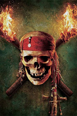 pirate skull iPhone Wallpaper