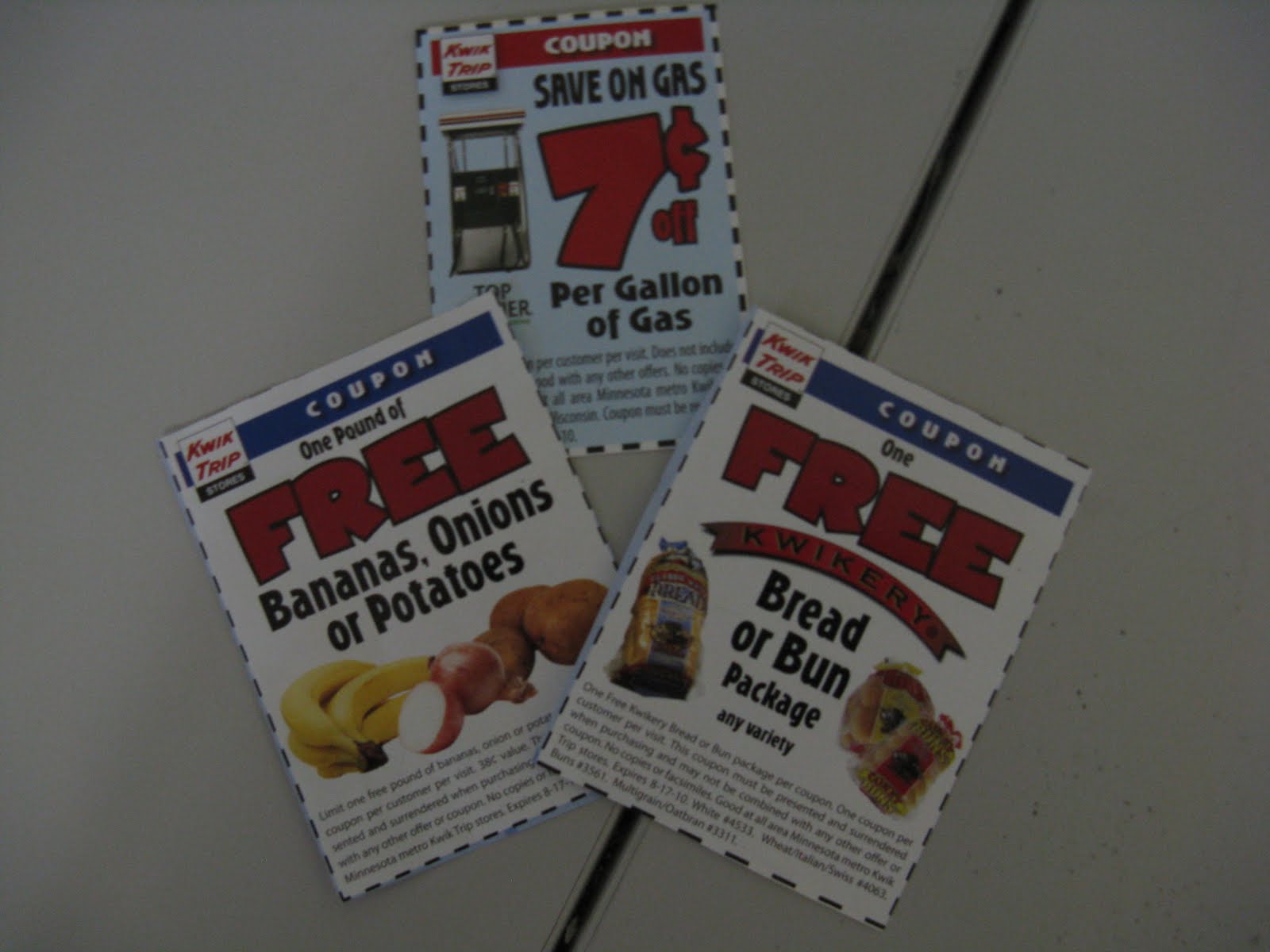 Kwik trip gas coupons