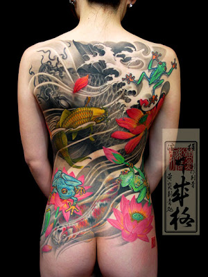 Japanese Tattoo Style Japanese tatoos styles with koi fish are generally