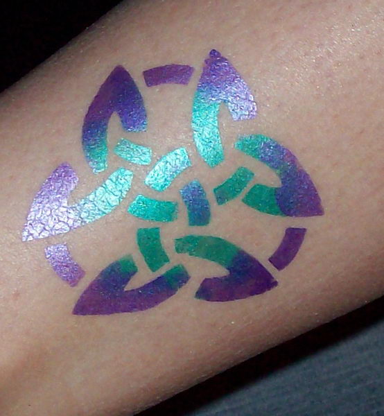 picture innovation tattoos with Temporary Tattoo Tribal Tiger color design.
