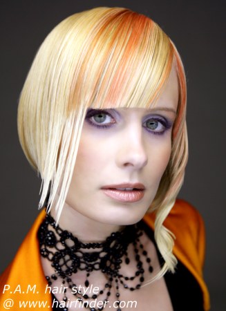 There are varieties of colors intended for colored hairstyles.