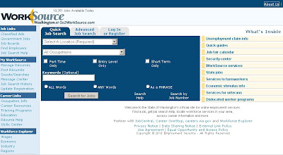 How to search Washington Jobs at Go2WorkSource.com