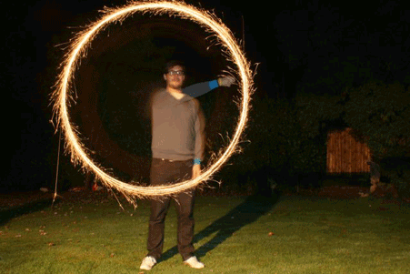 a sparkler