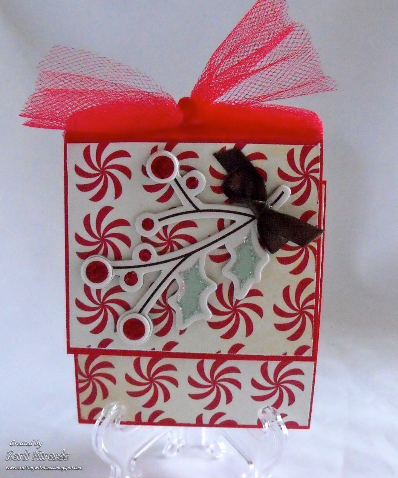 Crafting with Class Gift Card Tea Bag Pocket Holder