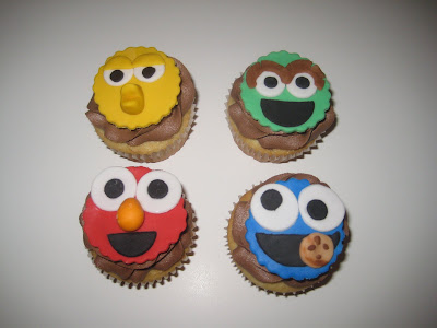sesame street cupcakes. Sesame Street Cupcakes