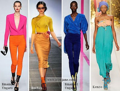 2010 yaz moda trend iki renkli kiyafetler 5