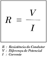 Intensidade da corrente formula