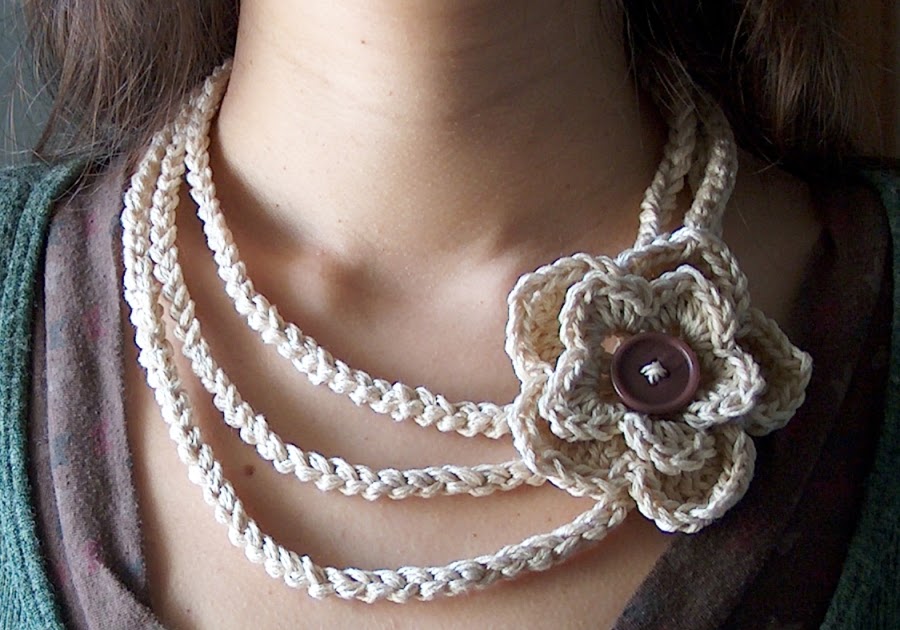 creativeyarn Easiest Crochet Necklace Ever!