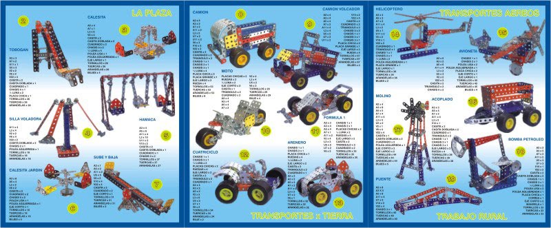 manual para armar un juguete